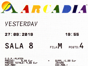 Biglietto d'ingresso al cinema Arcadia di Bellinzago Lombardo per Yesterday, spettacolo del 28 settembre 2019 alle 19:55