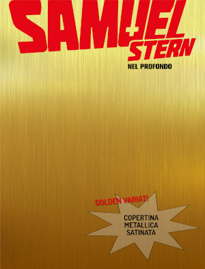 Copertina di Samuel Stern con lo sfondo dorato